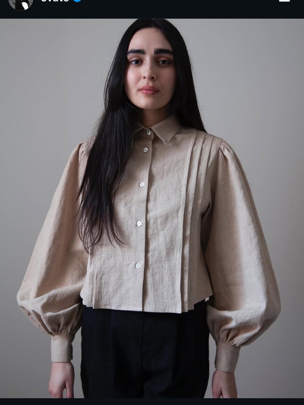 Ovate selwyn shirt medium beige